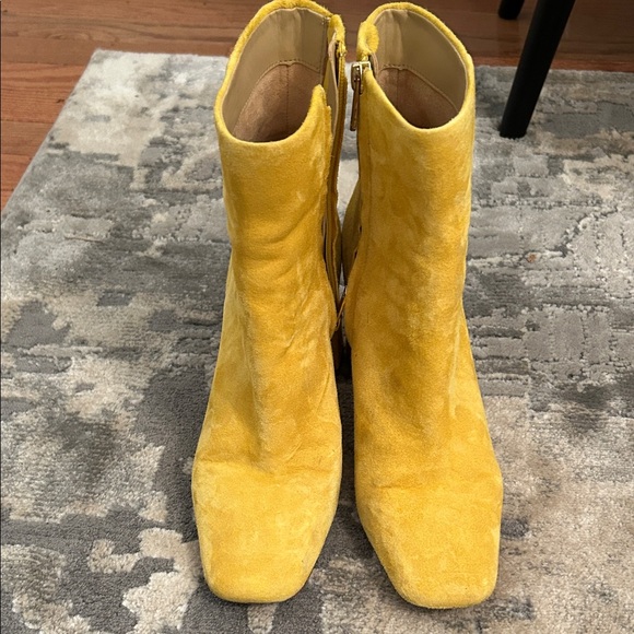 Yellow  Sam Eldelman Ankle Boots - Picture 4 of 4